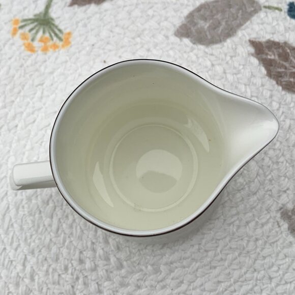 Vtg 70s MIKASA Noir Sugar & Creamer Set - Picture 9 of 13